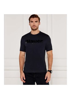 BLAUER T-shirt BOURNE | Regular Fit ze sklepu Gomez Fashion Store w kategorii T-shirty męskie - zdjęcie 184335160