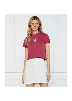 Tommy Jeans T-shirt VARSITY | Cropped Fit ze sklepu Gomez Fashion Store w kategorii Bluzki damskie - zdjęcie 184335273