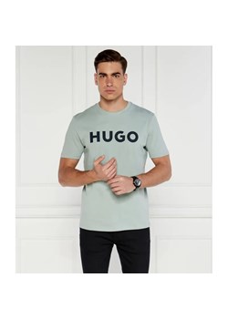HUGO T-shirt Dulivio | Regular Fit ze sklepu Gomez Fashion Store w kategorii T-shirty męskie - zdjęcie 184335384