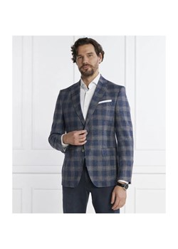 BOSS BLACK Wełniana marynarka H-Hutson-233 | Slim Fit | z dodatkiem lnu ze sklepu Gomez Fashion Store w kategorii Marynarki męskie - zdjęcie 184335412