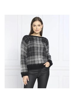 Liu Jo Sweter | Regular Fit | z dodatkiem wełny - id: 1414481 - marki Liu Jo - 184335621 Liu Jo Sweter | Regular Fit | z dodatkiem wełny ze sklepu Gomez Fashion Store w kategorii Swetry damskie - zdjęcie 184335621