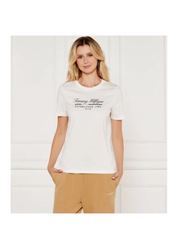 Tommy Hilfiger T-shirt | Regular Fit ze sklepu Gomez Fashion Store w kategorii Bluzki damskie - zdjęcie 184336030