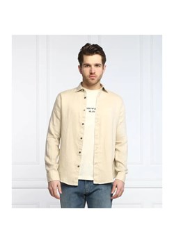 Emporio Armani Lniana koszula | Regular Fit ze sklepu Gomez Fashion Store w kategorii Koszule męskie - zdjęcie 184336082