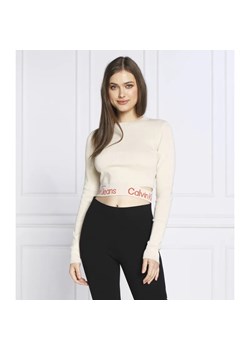 Calvin Klein Jeans Sweter | Cropped Fit ze sklepu Gomez Fashion Store w kategorii Swetry damskie - zdjęcie 184336084