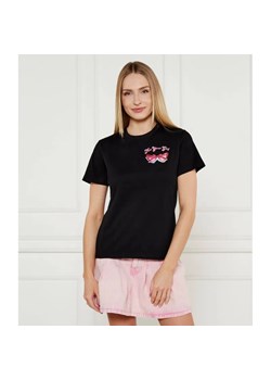HUGO T-shirt Damacia_5 | Regular Fit ze sklepu Gomez Fashion Store w kategorii Bluzki damskie - zdjęcie 184336180