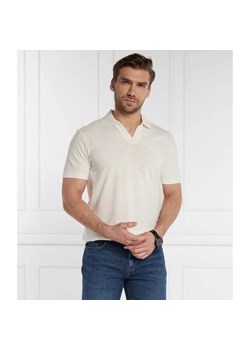 Calvin Klein Polo | Regular Fit | z dodatkiem lnu ze sklepu Gomez Fashion Store w kategorii T-shirty męskie - zdjęcie 184336233