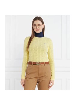 POLO RALPH LAUREN Wełniany sweter JULIANNA | Slim Fit | z dodatkiem kaszmiru ze sklepu Gomez Fashion Store w kategorii Swetry damskie - zdjęcie 184336443