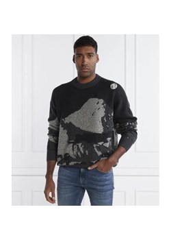 HUGO Wełniany sweter Sermatt | Oversize fit ze sklepu Gomez Fashion Store w kategorii Swetry męskie - zdjęcie 184336673