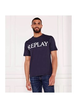 Replay T-shirt | Regular Fit ze sklepu Gomez Fashion Store w kategorii T-shirty męskie - zdjęcie 184336723