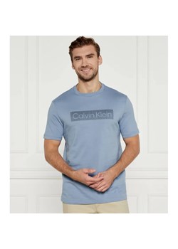Calvin Klein T-shirt BOX STRIPED LOGO | Regular Fit ze sklepu Gomez Fashion Store w kategorii T-shirty męskie - zdjęcie 184336812