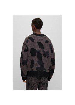 HUGO Sweter Sattiner | Oversize fit | z dodatkiem wełny ze sklepu Gomez Fashion Store w kategorii Swetry męskie - zdjęcie 184337193