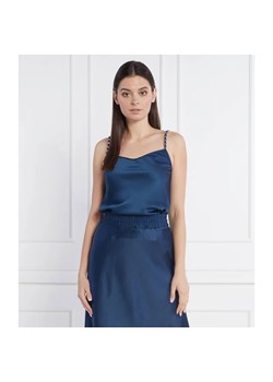 HUGO Satynowy top Cermila | Regular Fit ze sklepu Gomez Fashion Store w kategorii Bluzki damskie - zdjęcie 184337411