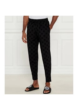 Hugo Bodywear Spodnie od piżamy Flock AOP | Regular Fit ze sklepu Gomez Fashion Store w kategorii Piżamy męskie - zdjęcie 184337710