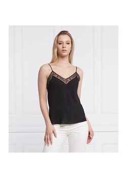 Patrizia Pepe Satynowy top | Regular Fit ze sklepu Gomez Fashion Store w kategorii Bluzki damskie - zdjęcie 184337734