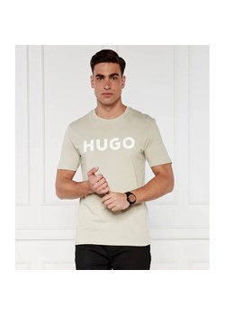 HUGO T-shirt Dulivio | Regular Fit ze sklepu Gomez Fashion Store w kategorii T-shirty męskie - zdjęcie 184337743