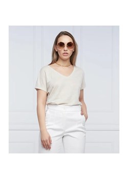 RIANI Lniany t-shirt | Regular Fit ze sklepu Gomez Fashion Store w kategorii Bluzki damskie - zdjęcie 184337802
