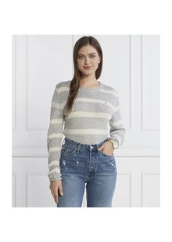 Tommy Hilfiger Wełniany sweter SOFT C-NK | Regular Fit ze sklepu Gomez Fashion Store w kategorii Swetry damskie - zdjęcie 184337873