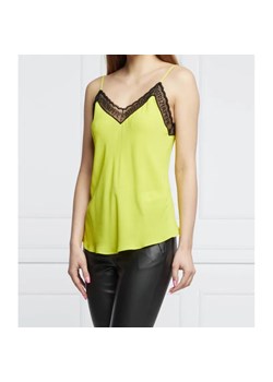 Patrizia Pepe Satynowy top | Regular Fit ze sklepu Gomez Fashion Store w kategorii Bluzki damskie - zdjęcie 184338092