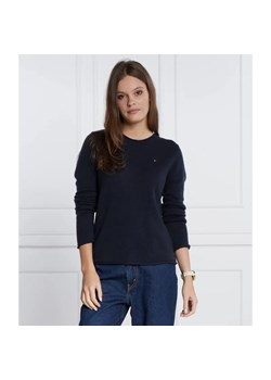 Tommy Hilfiger Wełniany sweter SOFT C-NK | Regular Fit ze sklepu Gomez Fashion Store w kategorii Swetry damskie - zdjęcie 184338093
