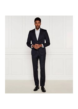 BOSS BLACK Wełniany garnitur H-Huge-2Pcs-Peak-253 | Slim Fit ze sklepu Gomez Fashion Store w kategorii Garnitury męskie - zdjęcie 184338213