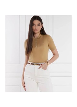 Tommy Hilfiger Polo BUTTON | Regular Fit ze sklepu Gomez Fashion Store w kategorii Bluzki damskie - zdjęcie 184338452
