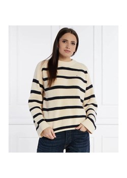 Tommy Hilfiger Sweter CARDI STITCH | Loose fit ze sklepu Gomez Fashion Store w kategorii Swetry damskie - zdjęcie 184338794