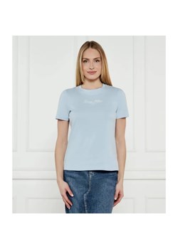 Tommy Hilfiger T-shirt | Regular Fit ze sklepu Gomez Fashion Store w kategorii Bluzki damskie - zdjęcie 184338844
