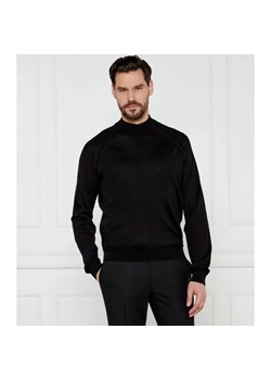 BOSS BLACK Wełniany golf H-Barcel | Slim Fit ze sklepu Gomez Fashion Store w kategorii Swetry męskie - zdjęcie 184338874