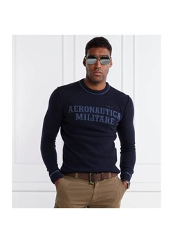 Aeronautica Militare Wełniany sweter | Regular Fit ze sklepu Gomez Fashion Store w kategorii Swetry męskie - zdjęcie 184339031
