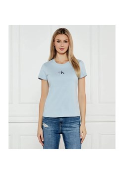 Calvin Klein Jeans T-shirt | Slim Fit ze sklepu Gomez Fashion Store w kategorii Bluzki damskie - zdjęcie 184339252