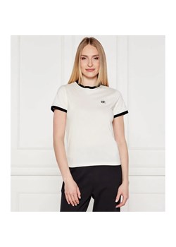 Karl Lagerfeld T-shirt ikon patch | Slim Fit ze sklepu Gomez Fashion Store w kategorii Bluzki damskie - zdjęcie 184339361