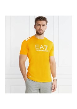 EA7 T-shirt | Regular Fit ze sklepu Gomez Fashion Store w kategorii T-shirty męskie - zdjęcie 184339382