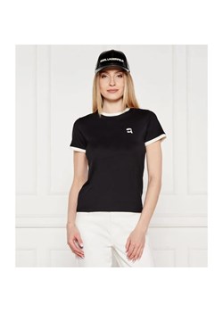 Karl Lagerfeld T-shirt ikon patch | Slim Fit ze sklepu Gomez Fashion Store w kategorii Bluzki damskie - zdjęcie 184339534