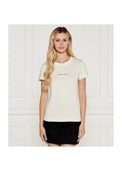 Calvin Klein Jeans T-shirt | Regular Fit ze sklepu Gomez Fashion Store w kategorii Bluzki damskie - zdjęcie 184339561