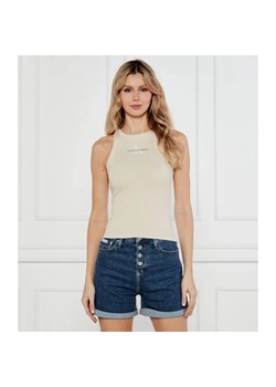 Calvin Klein Jeans Top | Slim Fit ze sklepu Gomez Fashion Store w kategorii Bluzki damskie - zdjęcie 184339600