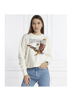 Tommy Jeans Bluza VINTAGE EAGLE CREW | Relaxed fit ze sklepu Gomez Fashion Store w kategorii Bluzy damskie - zdjęcie 184339674