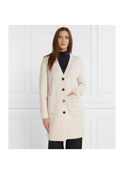 Marc Cain Wełniany kardigan | Regular Fit ze sklepu Gomez Fashion Store w kategorii Swetry damskie - zdjęcie 184339692