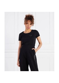 EA7 T-shirt | Slim Fit ze sklepu Gomez Fashion Store w kategorii Bluzki damskie - zdjęcie 184339773
