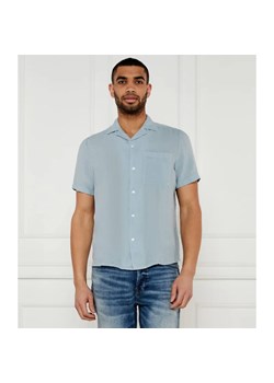 HUGO Lniana koszula Ellino | Straight fit ze sklepu Gomez Fashion Store w kategorii Koszule męskie - zdjęcie 184339780