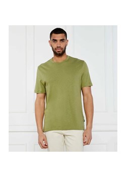 BOSS BLACK T-shirt H-Taut 28 | Regular Fit | z dodatkiem lnu ze sklepu Gomez Fashion Store w kategorii T-shirty męskie - zdjęcie 184339850
