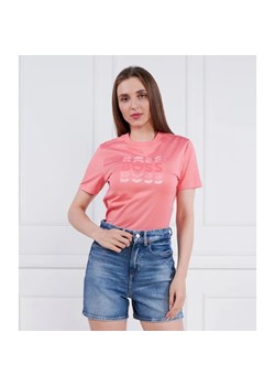 BOSS BLACK T-shirt Ehanni1 10204860 01 | Slim Fit ze sklepu Gomez Fashion Store w kategorii Bluzki damskie - zdjęcie 184339992