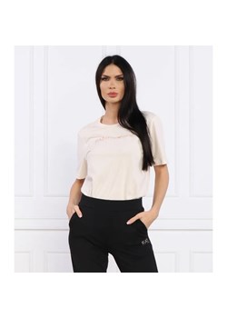 EA7 T-shirt | Regular Fit ze sklepu Gomez Fashion Store w kategorii Bluzki damskie - zdjęcie 184340443