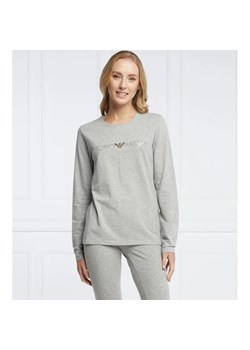 Emporio Armani Góra od piżamy | Regular Fit - id: EB215W000031548 - marki Emporio Armani - 184340791 Emporio Armani Góra od piżamy | Regular Fit ze sklepu Gomez Fashion Store w kategorii Piżamy damskie - zdjęcie 184340791