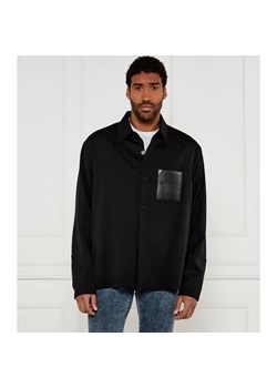 Balmain Wełniana koszula | Oversize fit ze sklepu Gomez Fashion Store w kategorii Koszule męskie - zdjęcie 184340993