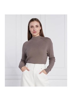 Calvin Klein Sweter | Slim Fit | z dodatkiem wełny ze sklepu Gomez Fashion Store w kategorii Swetry damskie - zdjęcie 184341261