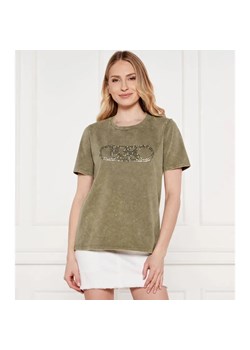 Michael Kors T-shirt EMPIRE | Regular Fit ze sklepu Gomez Fashion Store w kategorii Bluzki damskie - zdjęcie 184341301