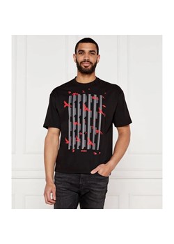 HUGO T-shirt Digraph | Loose fit ze sklepu Gomez Fashion Store w kategorii T-shirty męskie - zdjęcie 184341351