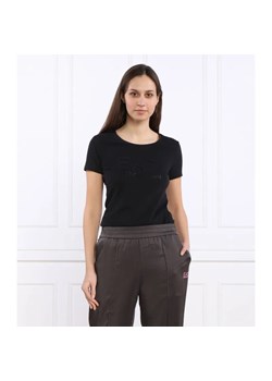 EA7 T-shirt | Slim Fit ze sklepu Gomez Fashion Store w kategorii Bluzki damskie - zdjęcie 184341813
