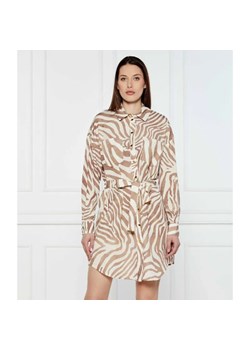 Marciano Guess Sukienka ROSIE | z dodatkiem lnu ze sklepu Gomez Fashion Store w kategorii Sukienki - zdjęcie 184341893