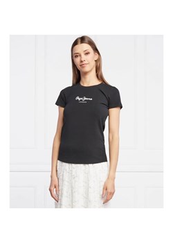 Pepe Jeans London T-shirt | Slim Fit ze sklepu Gomez Fashion Store w kategorii Bluzki damskie - zdjęcie 184342052